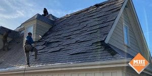 new installed asphalt shingle roofing in Pittsburgh by MHI Roofing