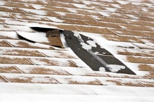 winter roof problems, winter roof damage, winter storm damage, Morgantown