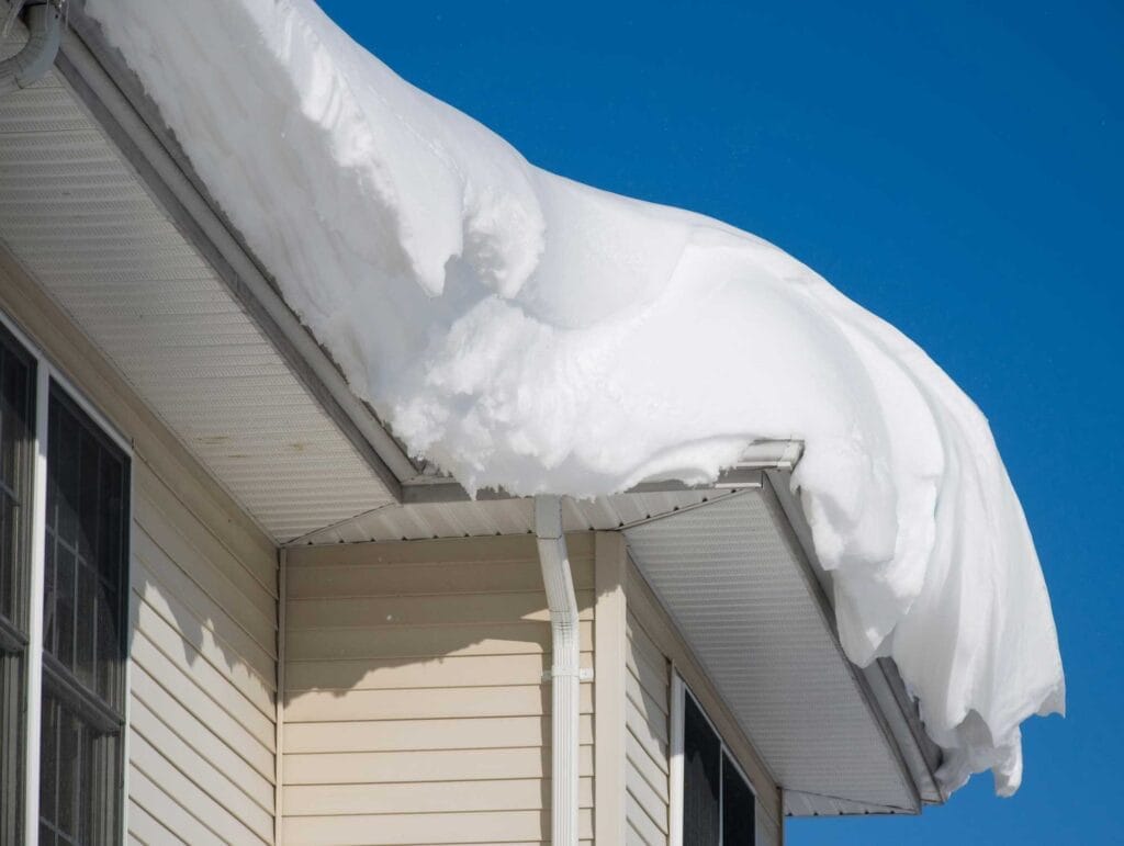 winter roof problems in Morgantown